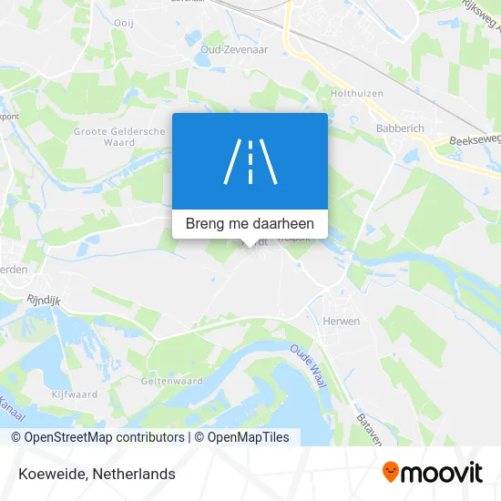 Koeweide kaart