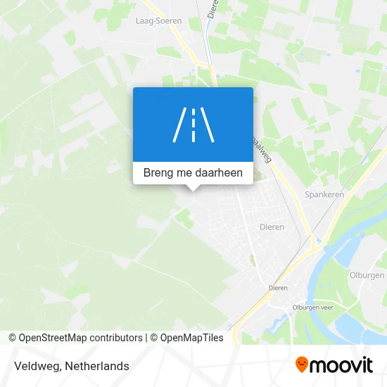 Veldweg kaart