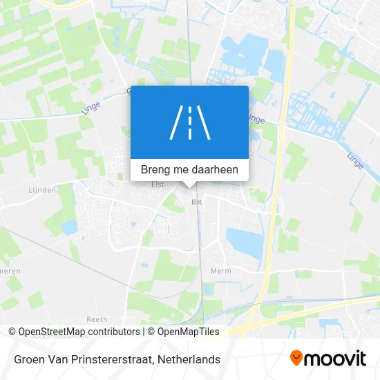 Groen Van Prinstererstraat kaart