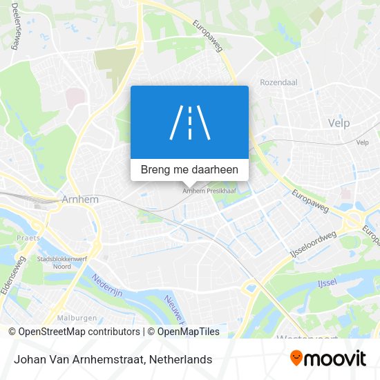 Johan Van Arnhemstraat kaart