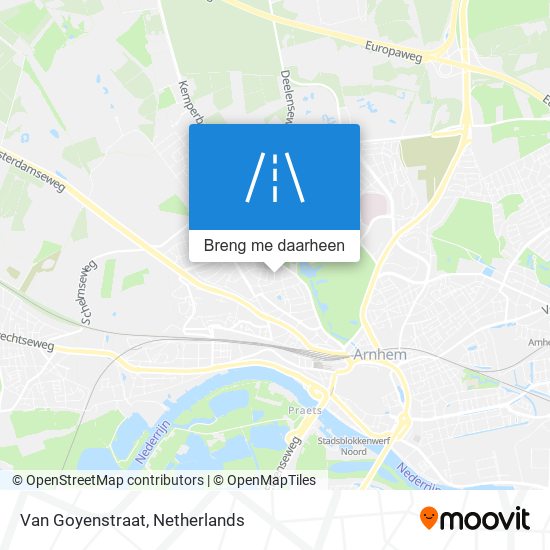 Van Goyenstraat kaart