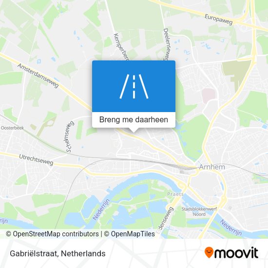 Gabriëlstraat kaart