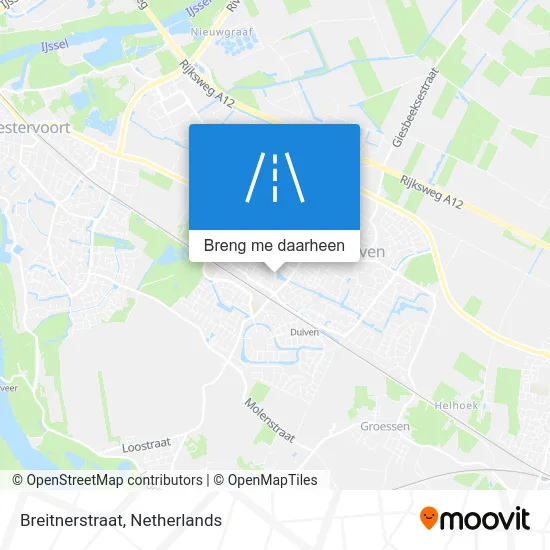 Breitnerstraat kaart