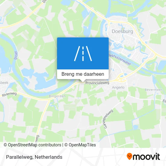Parallelweg kaart