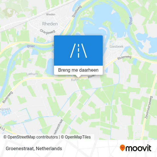 Groenestraat kaart