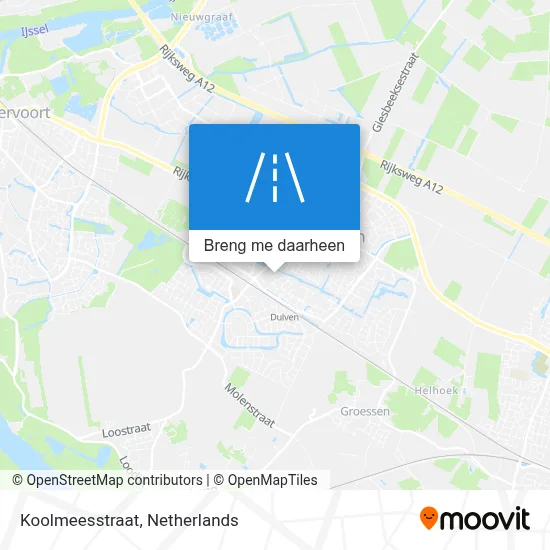 Koolmeesstraat kaart