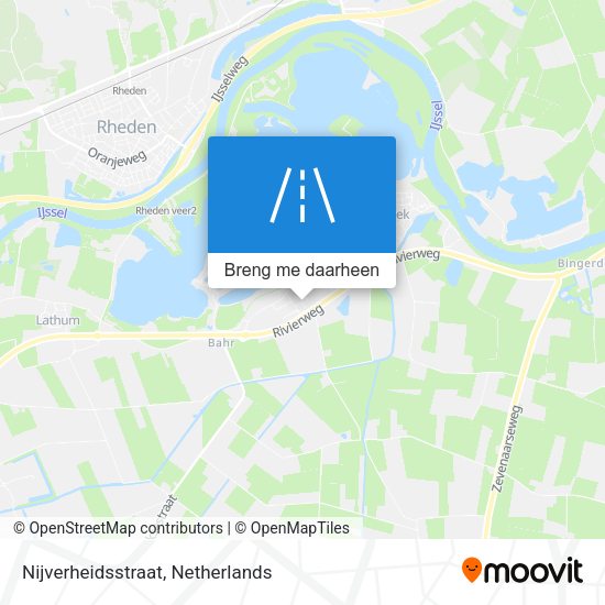 Nijverheidsstraat kaart