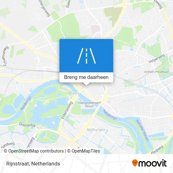 Rijnstraat kaart
