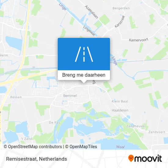 Remisestraat kaart