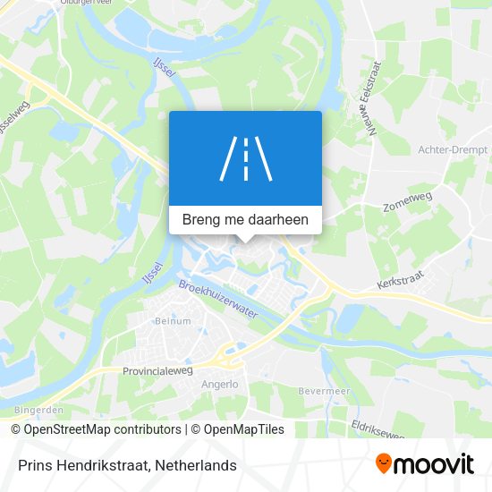 Prins Hendrikstraat kaart