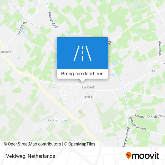 Veldweg kaart