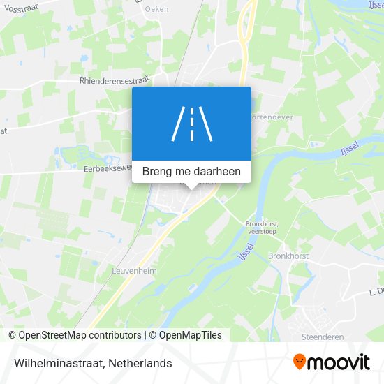 Wilhelminastraat kaart