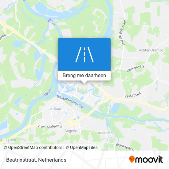 Beatrixstraat kaart