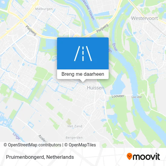 Pruimenbongerd kaart