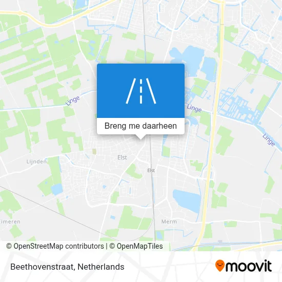 Beethovenstraat kaart