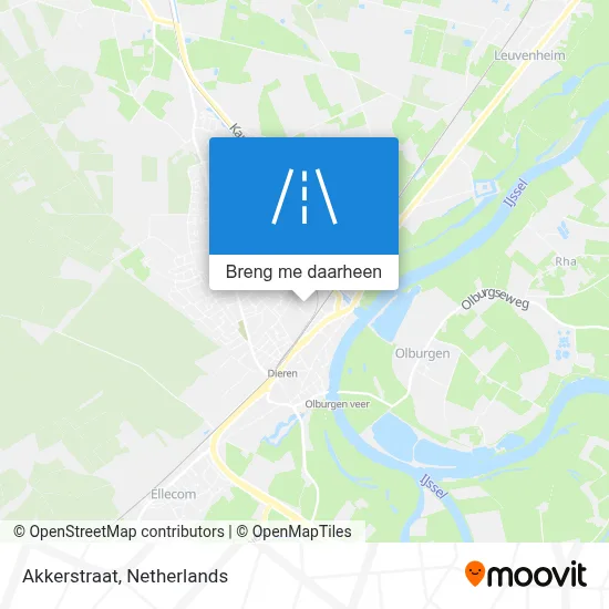 Akkerstraat kaart
