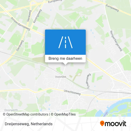 Dreijenseweg kaart