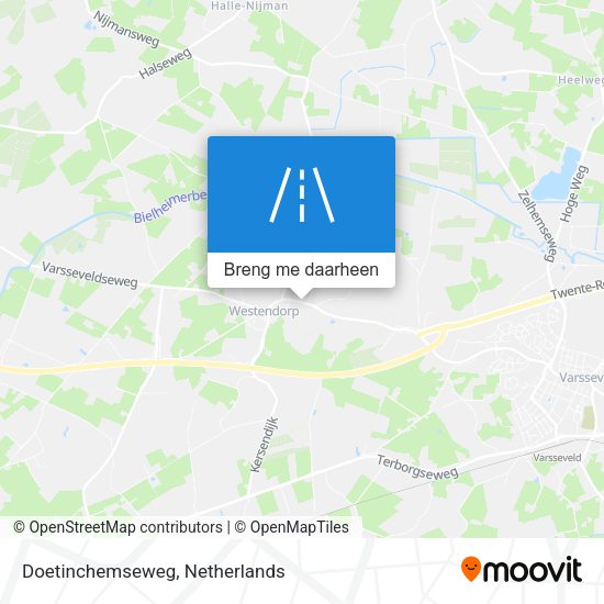 Doetinchemseweg kaart