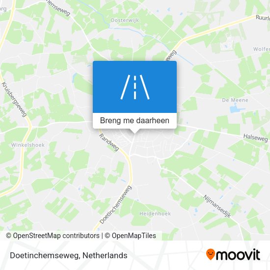 Doetinchemseweg kaart
