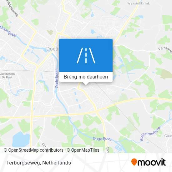 Terborgseweg kaart