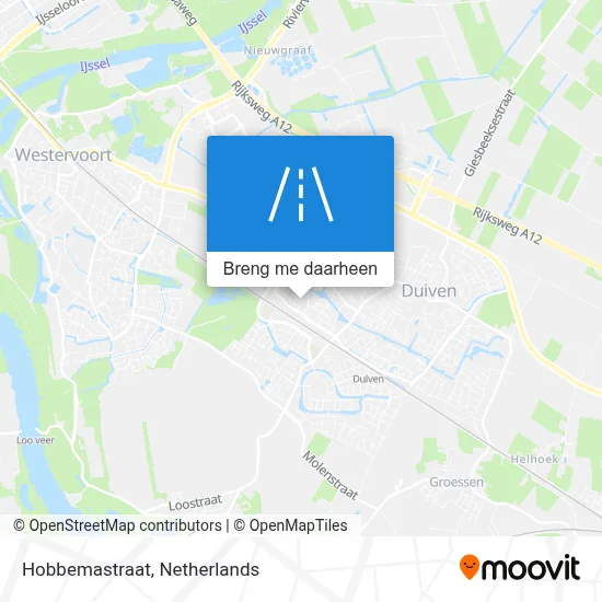 Hobbemastraat kaart