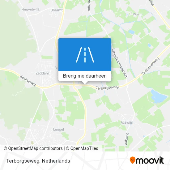 Terborgseweg kaart