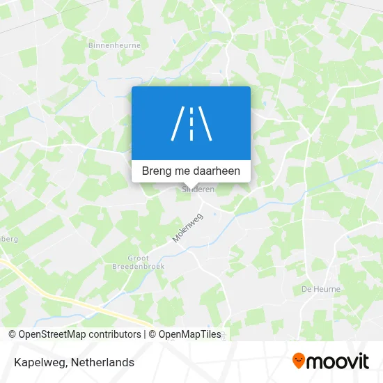 Kapelweg kaart