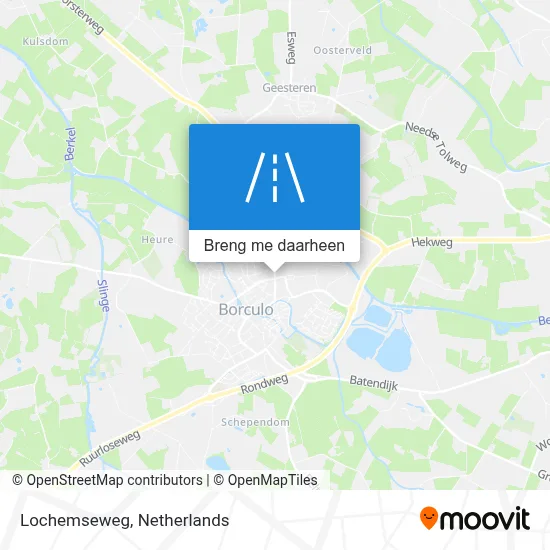 Lochemseweg kaart