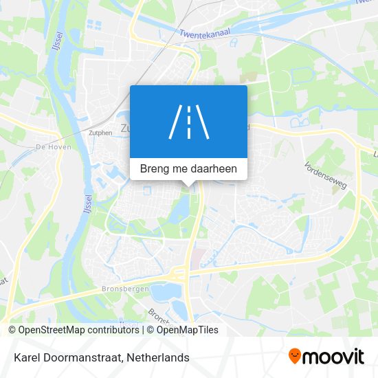 Karel Doormanstraat kaart
