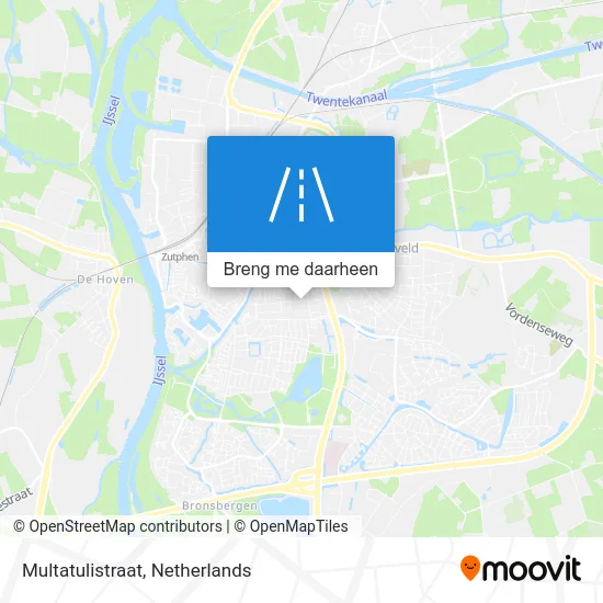Multatulistraat kaart