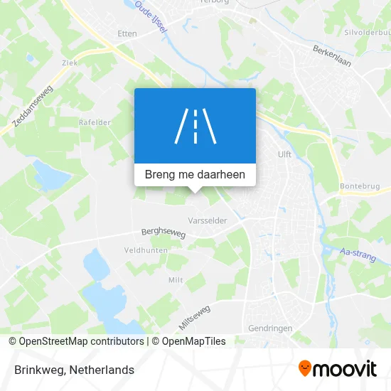 Brinkweg kaart