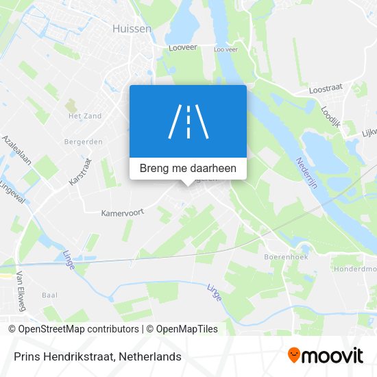 Prins Hendrikstraat kaart