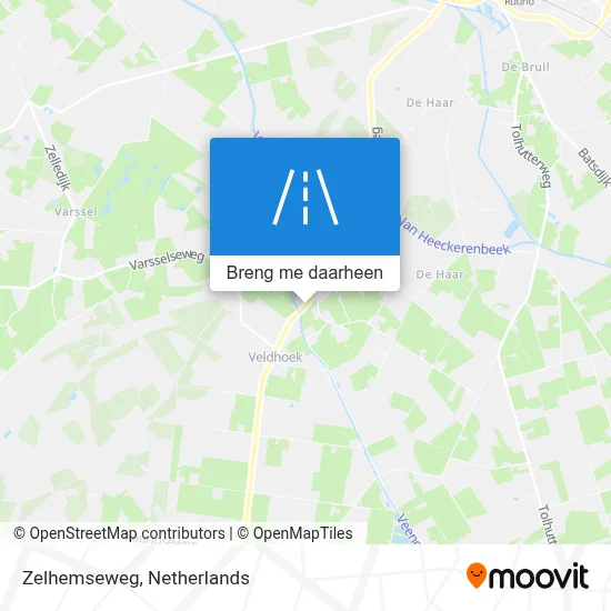 Zelhemseweg kaart