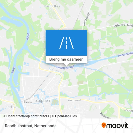 Raadhuisstraat kaart