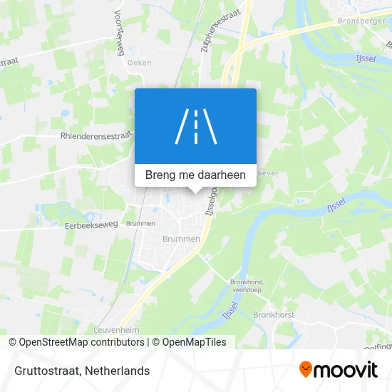 Gruttostraat kaart