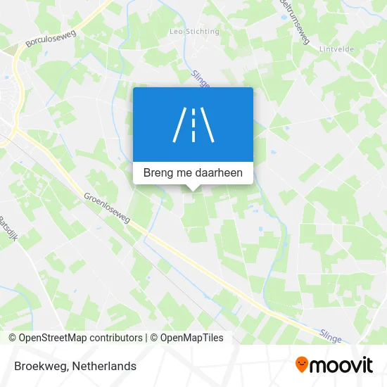 Broekweg kaart