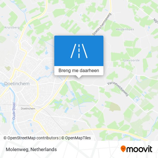 Molenweg kaart