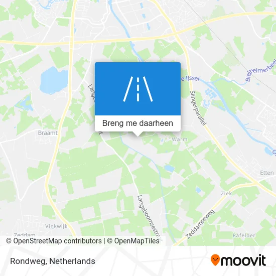 Rondweg kaart