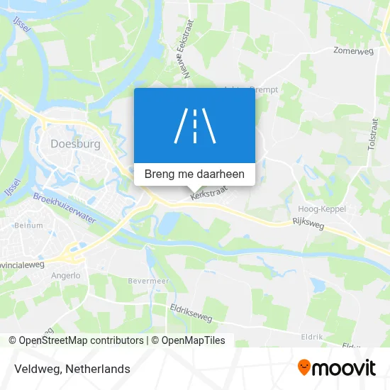 Veldweg kaart