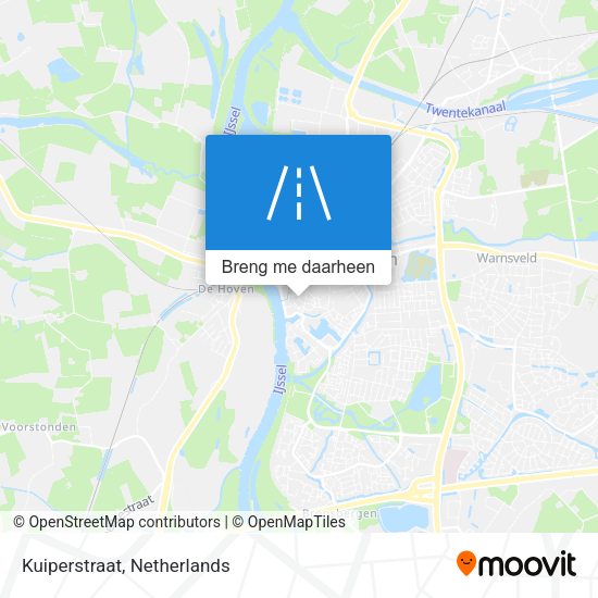 Kuiperstraat kaart