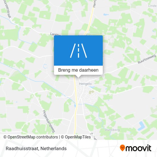 Raadhuisstraat kaart