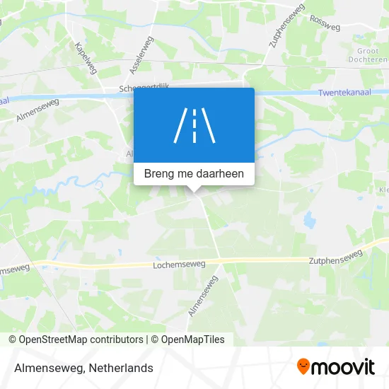 Almenseweg kaart