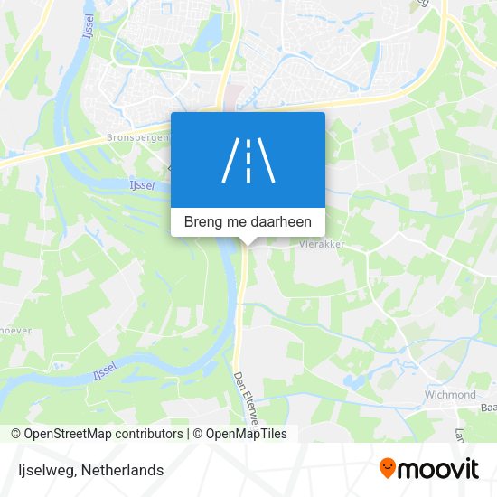 Ijselweg kaart