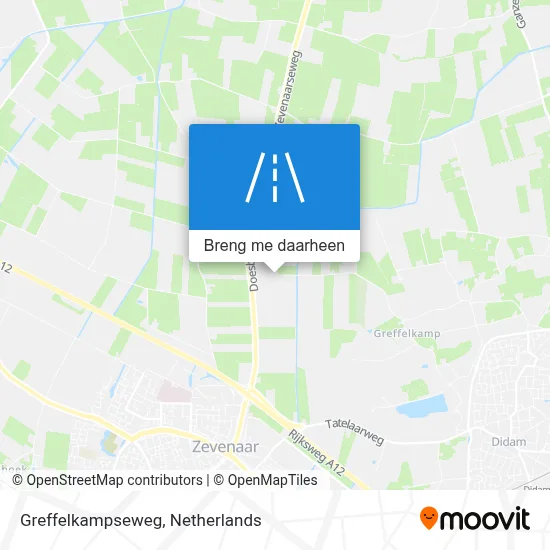 Greffelkampseweg kaart