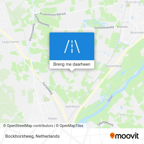 Bockhorstweg kaart