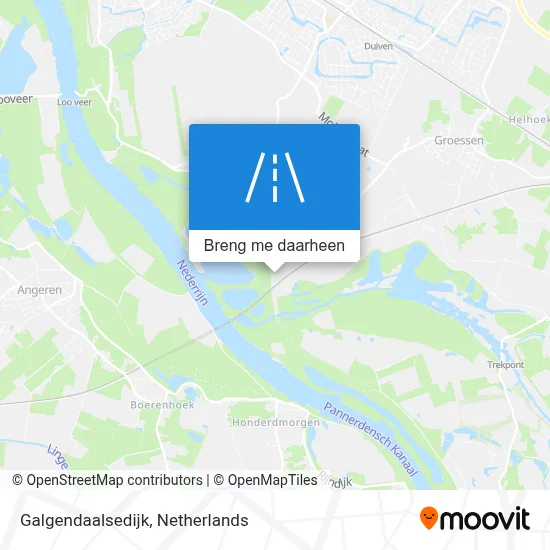 Galgendaalsedijk kaart