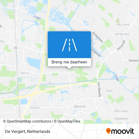 De Vergert kaart