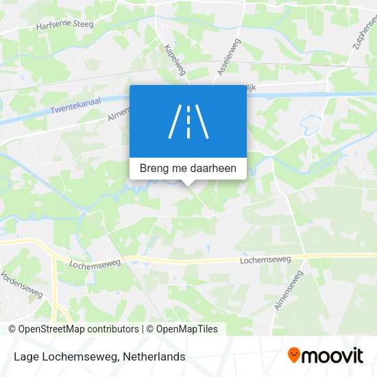 Lage Lochemseweg kaart
