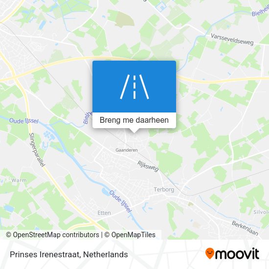 Prinses Irenestraat kaart