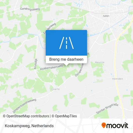 Koskampweg kaart